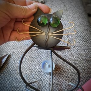 Cat themed votive candle holders